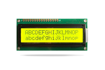 JXD1602A-F字符液晶 黃綠屏黃綠光 JXD1602A-F字符液晶 黃綠屏黃綠光